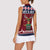 Lets Get Slouchy Christmas Women Sleeveless Polo Shirt Funny Xmas Holiday Patterns - Wonder Print Shop