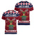 Lets Get Slouchy Christmas Women V-Neck T-Shirt Funny Xmas Holiday Patterns - Wonder Print Shop
