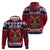 Lets Get Slouchy Christmas Zip Hoodie Funny Xmas Holiday Patterns - Wonder Print Shop