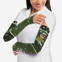 Lets Jingle And Flamingle Christmas Arm Sleeves Funny Xmas Holiday Patterns - Wonder Print Shop