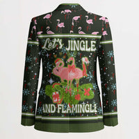 Lets Jingle And Flamingle Christmas Blazer Funny Xmas Holiday Patterns - Wonder Print Shop