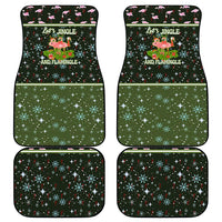 Lets Jingle And Flamingle Christmas Car Mats Funny Xmas Holiday Patterns - Wonder Print Shop