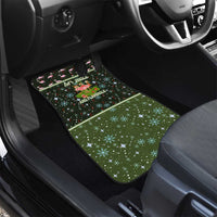 Lets Jingle And Flamingle Christmas Car Mats Funny Xmas Holiday Patterns - Wonder Print Shop