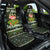 Lets Jingle And Flamingle Christmas Car Seat Cover Funny Xmas Holiday Patterns - Wonder Print Shop