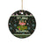 Lets Jingle And Flamingle Christmas Ceramic Ornament Funny Xmas Holiday Patterns - Wonder Print Shop