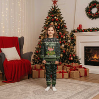 Lets Jingle And Flamingle Christmas Pajama Set Funny Xmas Holiday Patterns - Wonder Print Shop