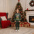Lets Jingle And Flamingle Christmas Pajama Set Funny Xmas Holiday Patterns - Wonder Print Shop