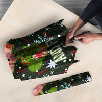 Lets Jingle And Flamingle Christmas Umbrella Funny Xmas Holiday Patterns - Wonder Print Shop