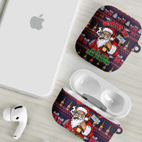 Lets Put The Rum Pum Pum Pum Christmas AirPods Case Xmas Holiday Patterns - Wonder Print Shop