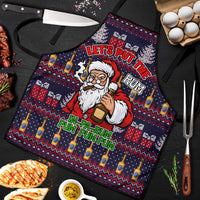 Lets Put The Rum Pum Pum Pum Christmas Apron Xmas Holiday Patterns - Wonder Print Shop