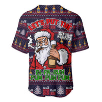 Lets Put The Rum Pum Pum Pum Christmas Baseball Jersey Xmas Holiday Patterns - Wonder Print Shop