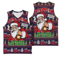 Lets Put The Rum Pum Pum Pum Christmas Basketball Jersey Xmas Holiday Patterns - Wonder Print Shop