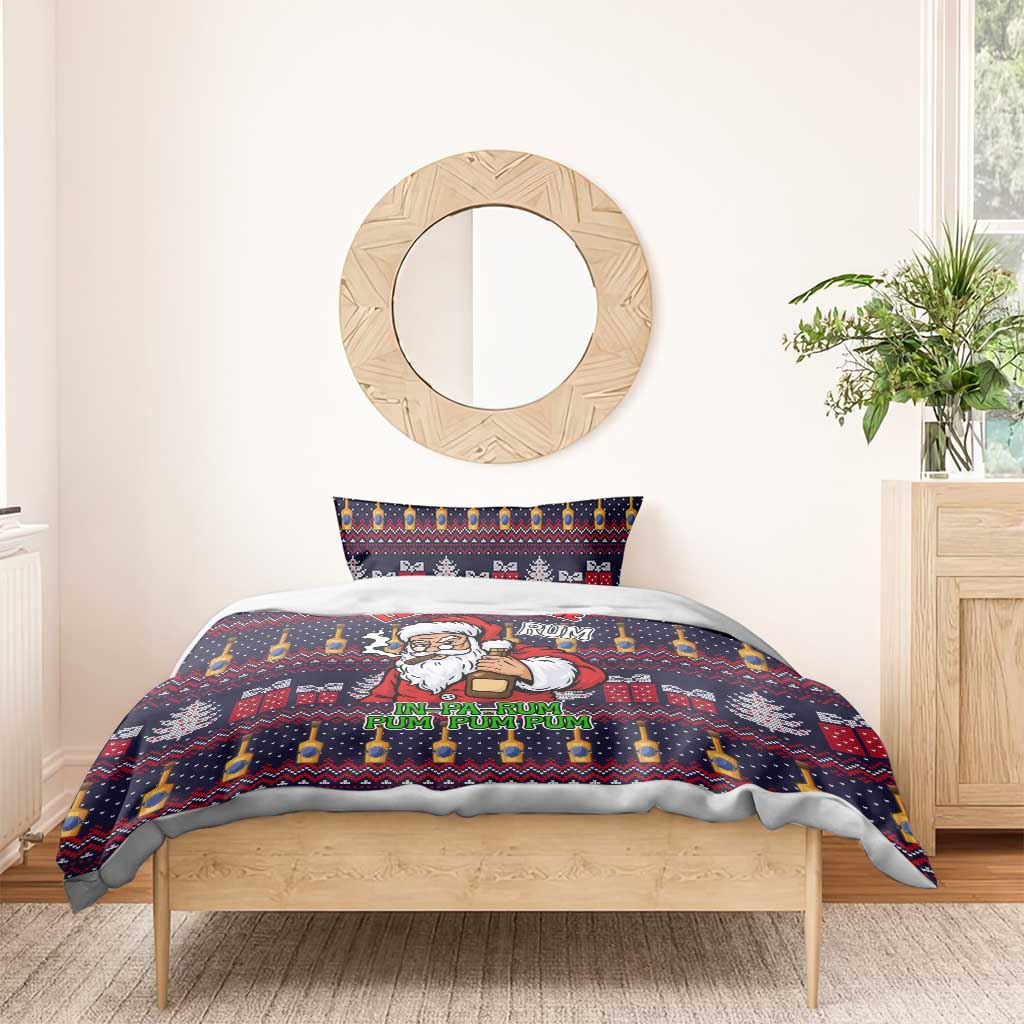 Lets Put The Rum Pum Pum Pum Christmas Bedding Set Xmas Holiday Patterns - Wonder Print Shop