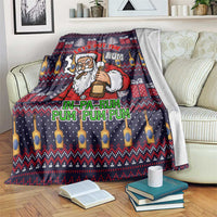 Lets Put The Rum Pum Pum Pum Christmas Blanket Xmas Holiday Patterns - Wonder Print Shop