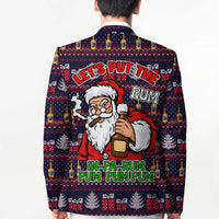 Lets Put The Rum Pum Pum Pum Christmas Blazer Xmas Holiday Patterns - Wonder Print Shop