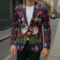 Lets Put The Rum Pum Pum Pum Christmas Blazer Xmas Holiday Patterns - Wonder Print Shop