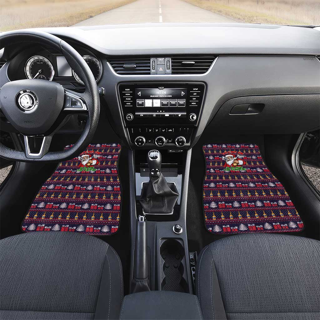 Lets Put The Rum Pum Pum Pum Christmas Car Mats Xmas Holiday Patterns - Wonder Print Shop