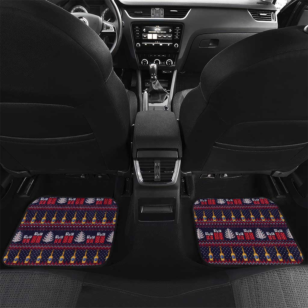 Lets Put The Rum Pum Pum Pum Christmas Car Mats Xmas Holiday Patterns - Wonder Print Shop