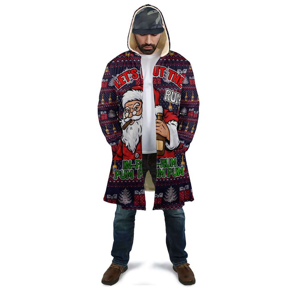 Lets Put The Rum Pum Pum Pum Christmas Cloak Xmas Holiday Patterns - Wonder Print Shop