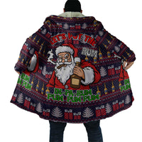 Lets Put The Rum Pum Pum Pum Christmas Cloak Xmas Holiday Patterns - Wonder Print Shop