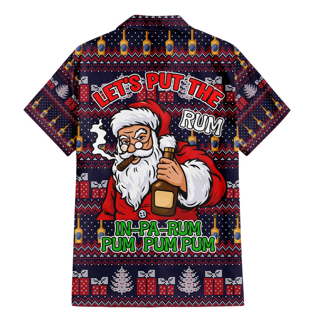 Lets Put The Rum Pum Pum Pum Christmas Family Matching Mermaid Dress and Hawaiian Shirt Xmas Holiday Patterns - Wonder Print Shop