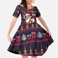 Lets Put The Rum Pum Pum Pum Christmas Family Matching Off The Shoulder Long Sleeve Dress and Hawaiian Shirt Xmas Holiday Patterns - Wonder Print Shop