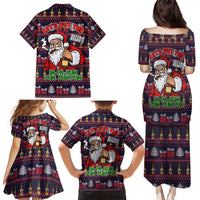 Lets Put The Rum Pum Pum Pum Christmas Family Matching Puletasi and Hawaiian Shirt Xmas Holiday Patterns - Wonder Print Shop