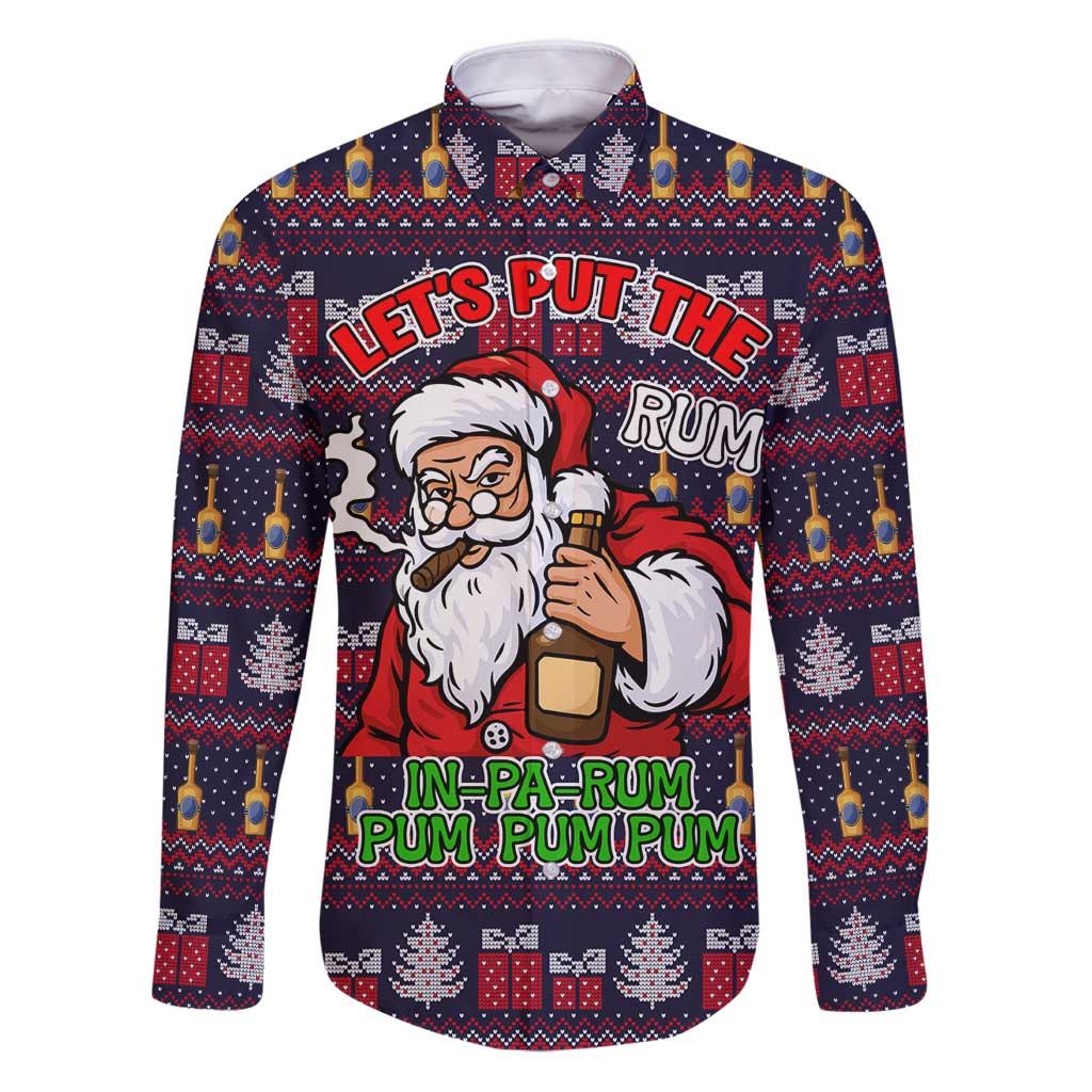 Lets Put The Rum Pum Pum Pum Christmas Family Matching Puletasi and Hawaiian Shirt Xmas Holiday Patterns - Wonder Print Shop