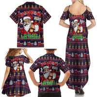 Lets Put The Rum Pum Pum Pum Christmas Family Matching Summer Maxi Dress and Hawaiian Shirt Xmas Holiday Patterns - Wonder Print Shop