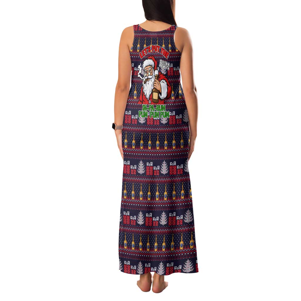 Lets Put The Rum Pum Pum Pum Christmas Family Matching Tank Maxi Dress and Hawaiian Shirt Xmas Holiday Patterns - Wonder Print Shop