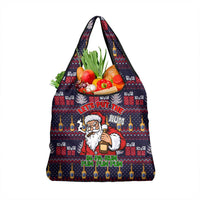 Lets Put The Rum Pum Pum Pum Christmas Grocery Bag Xmas Holiday Patterns - Wonder Print Shop
