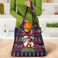 Lets Put The Rum Pum Pum Pum Christmas Grocery Bag Xmas Holiday Patterns - Wonder Print Shop