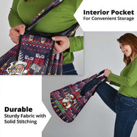 Lets Put The Rum Pum Pum Pum Christmas Grocery Bag Xmas Holiday Patterns - Wonder Print Shop