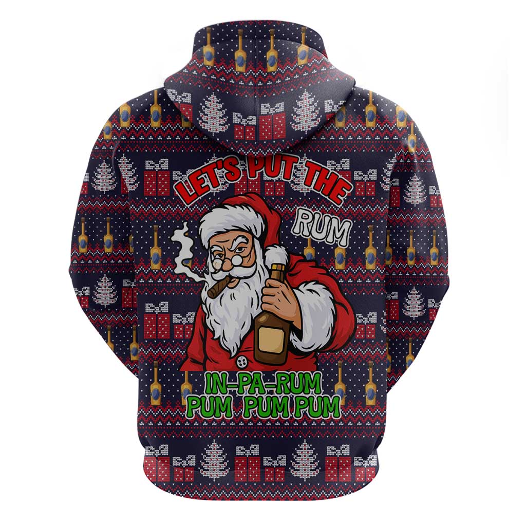 Lets Put The Rum Pum Pum Pum Christmas Hoodie Xmas Holiday Patterns - Wonder Print Shop