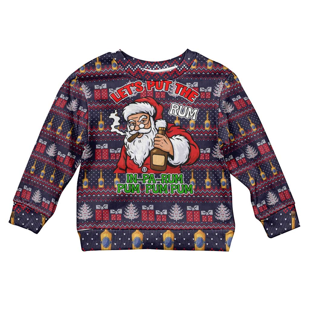 Lets Put The Rum Pum Pum Pum Christmas Kid Ugly Christmas Sweater Xmas Holiday Patterns - Wonder Print Shop