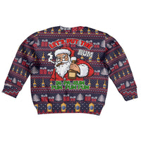 Lets Put The Rum Pum Pum Pum Christmas Kid Ugly Christmas Sweater Xmas Holiday Patterns - Wonder Print Shop
