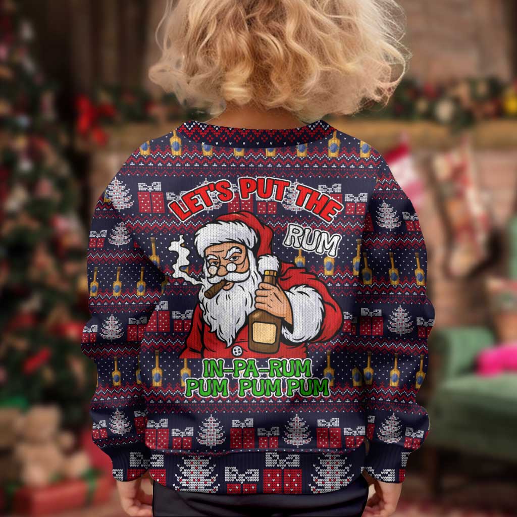 Lets Put The Rum Pum Pum Pum Christmas Kid Ugly Christmas Sweater Xmas Holiday Patterns - Wonder Print Shop