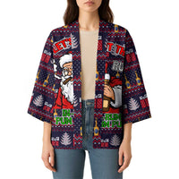 Lets Put The Rum Pum Pum Pum Christmas Kimono Xmas Holiday Patterns - Wonder Print Shop