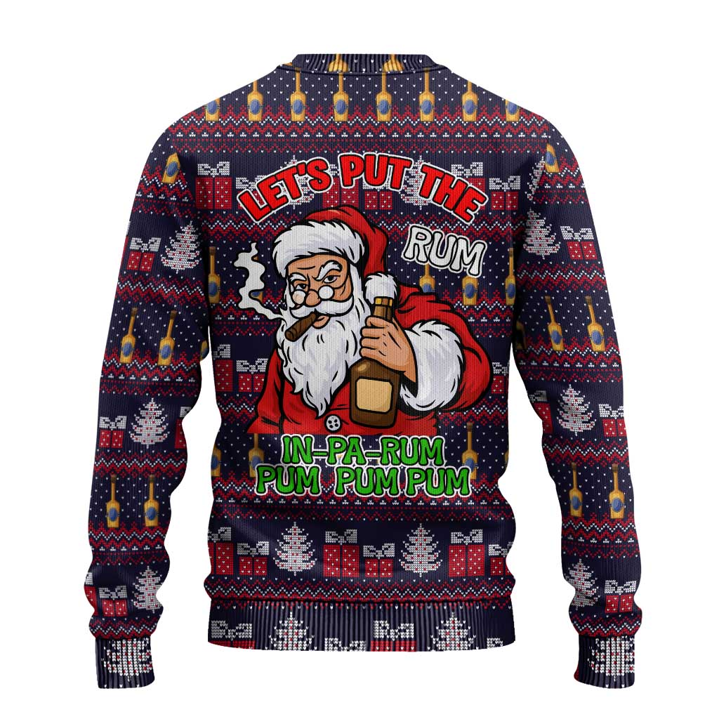 Lets Put The Rum Pum Pum Pum Christmas Ugly Christmas Sweater Xmas Holiday Patterns - Wonder Print Shop
