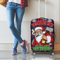 Lets Put The Rum Pum Pum Pum Christmas Luggage Cover Xmas Holiday Patterns - Wonder Print Shop