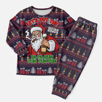 Lets Put The Rum Pum Pum Pum Christmas Pajama Set Xmas Holiday Patterns - Wonder Print Shop