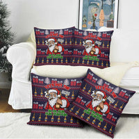 Lets Put The Rum Pum Pum Pum Christmas Pillow Cover Xmas Holiday Patterns - Wonder Print Shop