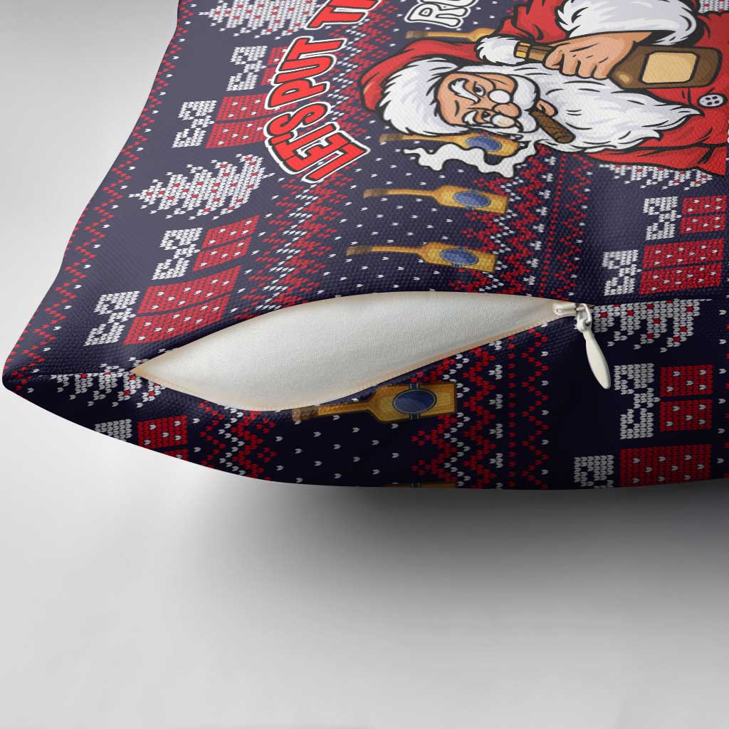 Lets Put The Rum Pum Pum Pum Christmas Pillow Cover Xmas Holiday Patterns - Wonder Print Shop
