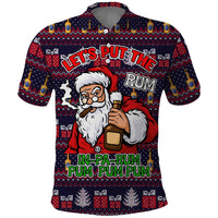 Lets Put The Rum Pum Pum Pum Christmas Polo Shirt Xmas Holiday Patterns - Wonder Print Shop