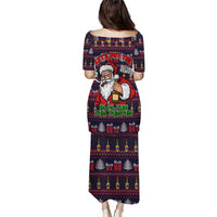 Lets Put The Rum Pum Pum Pum Christmas Puletasi Xmas Holiday Patterns - Wonder Print Shop