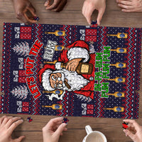 Lets Put The Rum Pum Pum Pum Christmas Puzzle Xmas Holiday Patterns - Wonder Print Shop