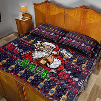 Lets Put The Rum Pum Pum Pum Christmas Quilt Bed Set Xmas Holiday Patterns - Wonder Print Shop