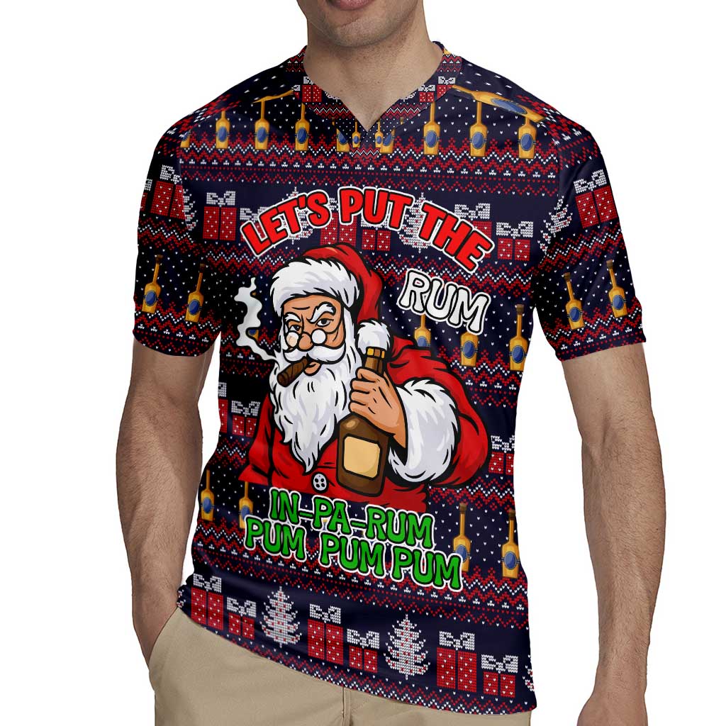 Lets Put The Rum Pum Pum Pum Christmas Rugby Jersey Xmas Holiday Patterns - Wonder Print Shop