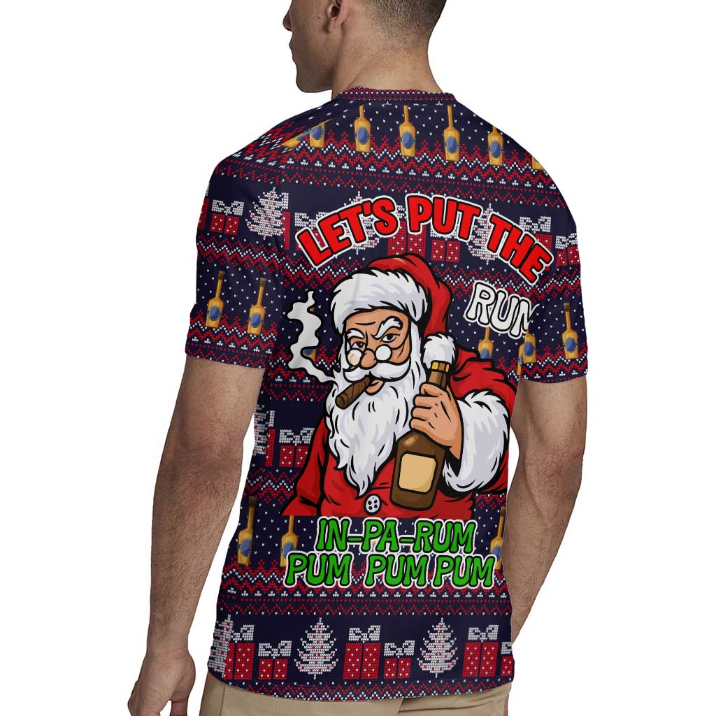 Lets Put The Rum Pum Pum Pum Christmas Rugby Jersey Xmas Holiday Patterns - Wonder Print Shop