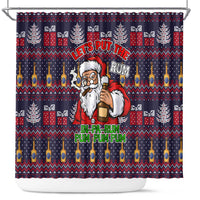Lets Put The Rum Pum Pum Pum Christmas Shower Curtain Xmas Holiday Patterns - Wonder Print Shop